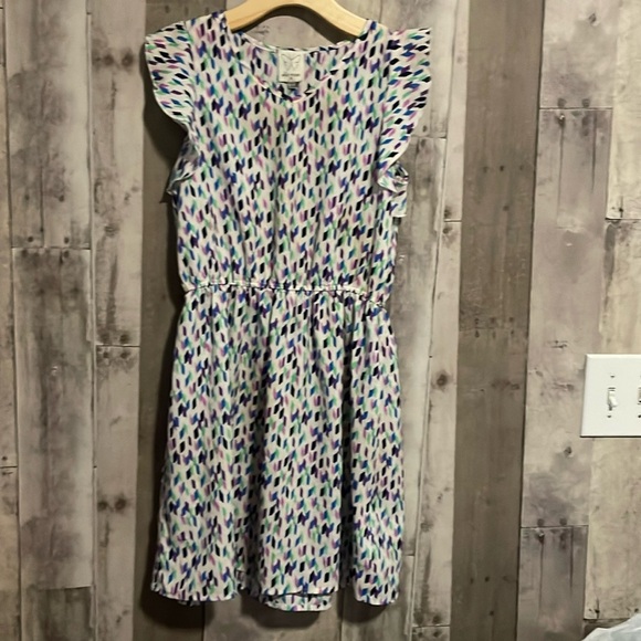 Ella Moss kids flutter sleeve dress size 12 - Picture 1 of 6